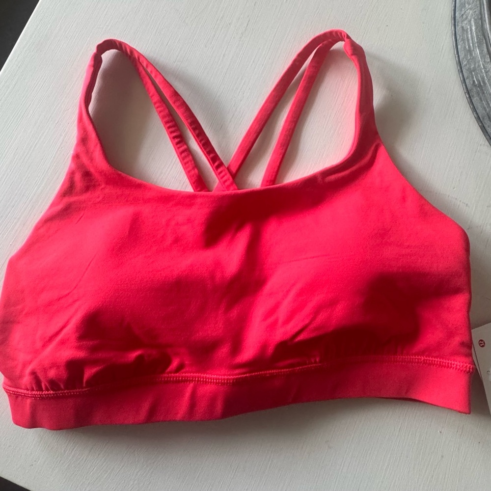 Lululemon Long Line Energy Bra Size 10 color code RDGL